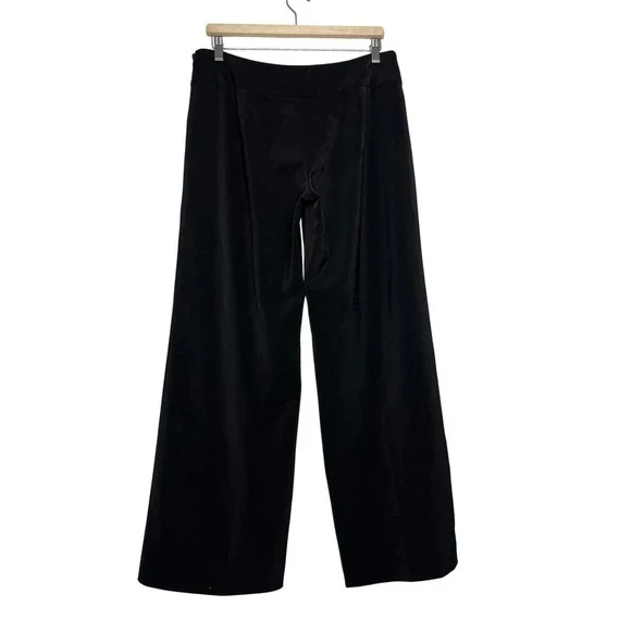 White House‎ Black Market Black Wide Leg Dress Pants Size 12S - Picture 4 of 8